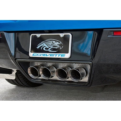 C7 Corvette Stingray | Perforated Exhaust Filler Panel - [Corvette Store Online]