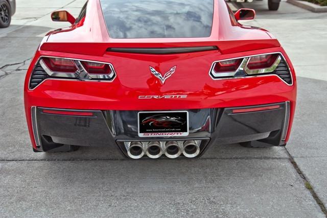 C7 Corvette Z06 / ZR1 / Grand Sport Perforated Exhaust Filler Panel NPP | Stainless Steel