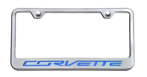 C7 Corvette Stingray | License Plate Frame | "Corvette" Lettering - [Corvette Store Online]
