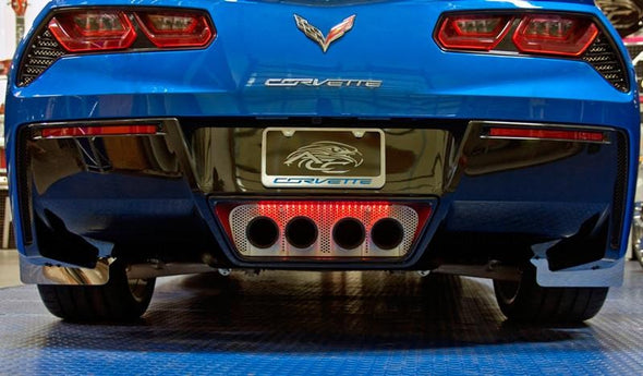 C7 Corvette License Plate Frame | "Corvette" Lettering