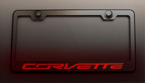 C7 Corvette Stingray | License Plate Frame | "Corvette" Lettering - [Corvette Store Online]