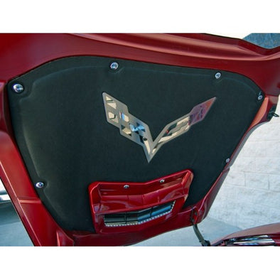 C7 Corvette Stingray | Hood Badge Emblem | For Factory Pad - [Corvette Store Online]