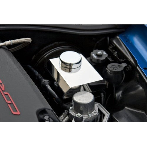 C7 Corvette Stingray | Master Cylinder Cover Polished | Automatic - [Corvette Store Online]