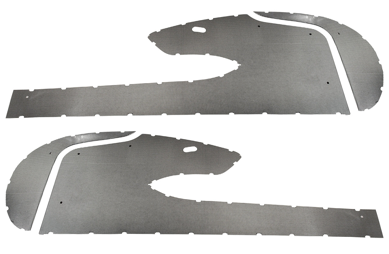 1959 Corvette Door & Kick Panel Sheet Metal 4 Piece - CA