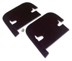 1967 Corvette A-Arm Dust Covers W/Stainless Steel Staples