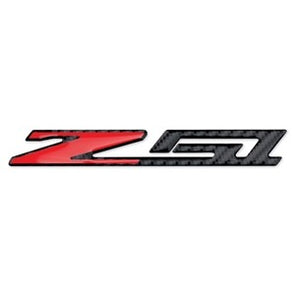 Corvette Stingray C7 Z51 Badge/Emblem Domed Carbon Fiber Look - [Corvette Store Online]