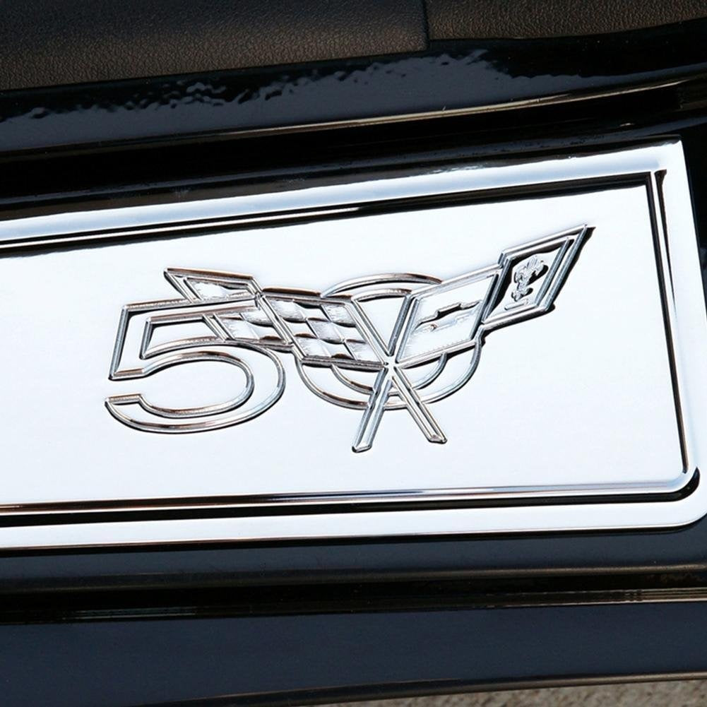 C5 Corvette 50th Ann. Door Sill Plates Chrome | Corvette Store Online