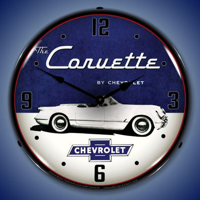 1954 Corvette Lighted Clock Profile - [Corvette Store Online]
