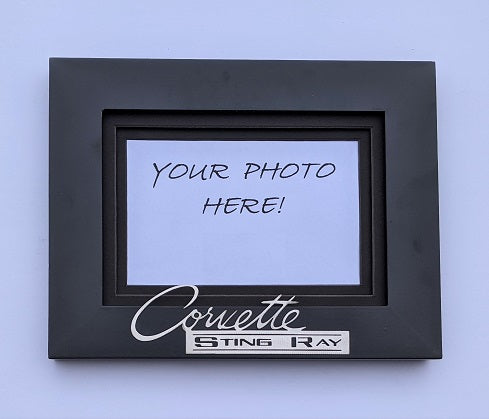 C2 Corvette 1963-65 Sting Ray Emblem Picture Frame