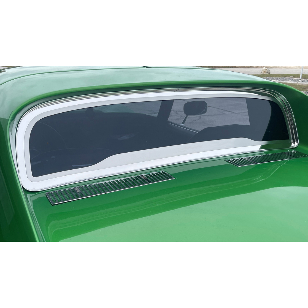C3 Corvette Coupe Rear Window Frame Polished | Corvette Store Online