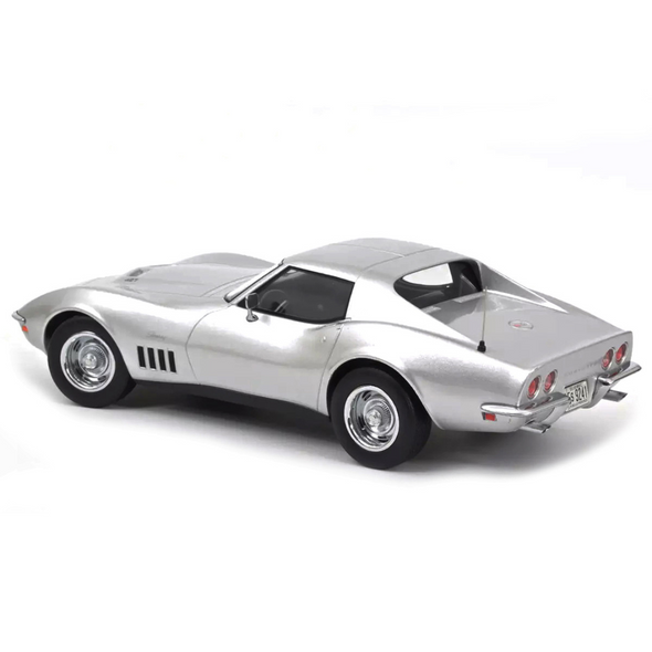 1969-c3-corvette-silver-metallic-1-18-diecast-model-car-by-norev