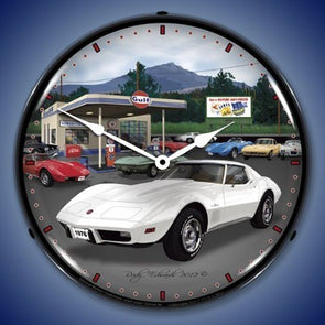 1976-corvette-lighted-wall-clock