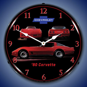 1980-c3-corvette-lighted-wall-clock