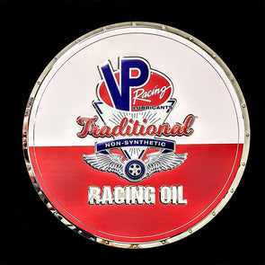 VP Racing Oil Circle Metal Sign