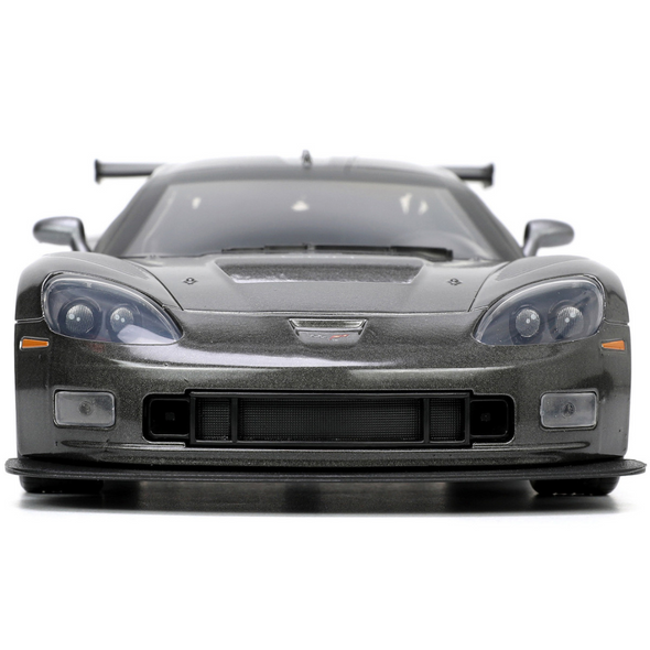 2005-c6-corvette-c6-r-corvette-racing-dark-gray-metallic-1-24-diecast-model-car