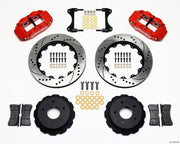Forged-Narrow-SuperLite-Big-Brake-Kit---Rear---Red---14-inch---Drilled-&-Slotted-200576-Corvette-Store-Online