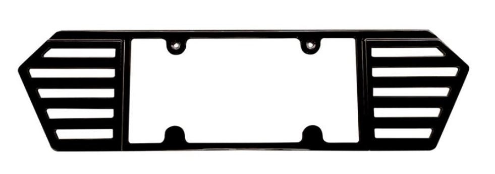 Billet-Machined-Stingray-License-Plate-Frame---Black-200669-Corvette-Store-Online