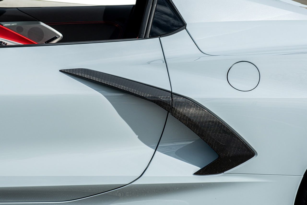 Carbon-Fiber-Side-Fender-Vent/Door-Overlay-Trim-200702-Corvette-Store-Online