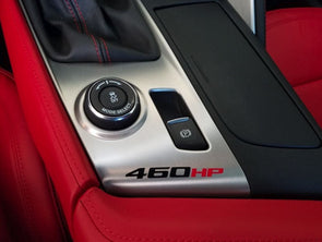 Center-Console-455-Horsepower-Decal---Gloss-Black-Numbers/Gloss-Red-HP-200747-Corvette-Store-Online
