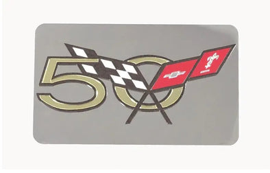 50th-Anniversary-Exhaust-Enhancer-Plate-W/Exhaust-Polish-200961-Corvette-Store-Online