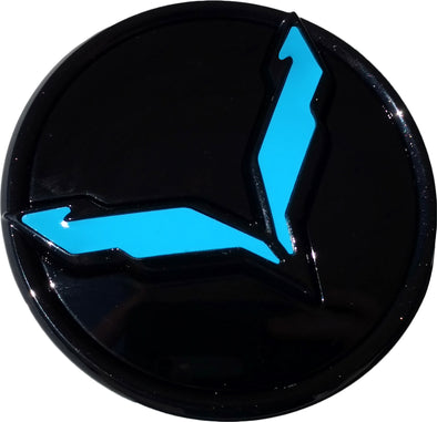 Vinyl-Wheel-Center-Cap-Emblem-Insert-Overlays---Gloss-Silver-201211-Corvette-Store-Online