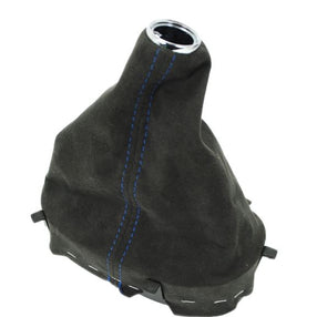 Leather-Shift-Boot---Automatic---Black-W/Light-Blue-Stitching-201244-Corvette-Store-Online