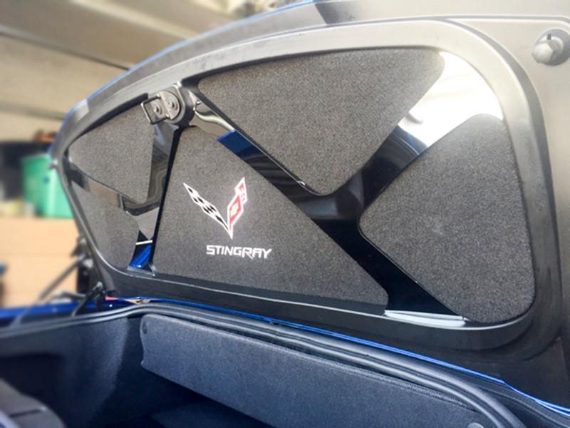 2014-2019 C7 Corvette Stingray Convertible Trunk Lid Brace - Stainless Steel