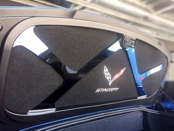 2014-2019 C7 Corvette Stingray Convertible Trunk Lid Brace - Stainless Steel