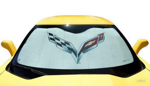 C7 Corvette Custom Fit Holda Folding Graphic Sunshield 2014-2019