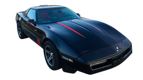 Hood-Stripe-Decals---Red-Faux-Leather-201472-Corvette-Store-Online