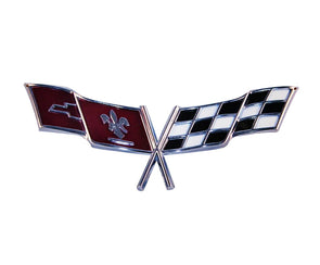Front-Bumper-Emblem-Style-Metal-Sign---32x13-201674-Corvette-Store-Online
