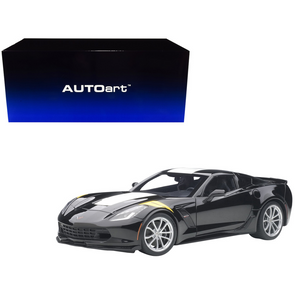 2017 Chevrolet Corvette C7 Grand Sport Black 1/18 Model