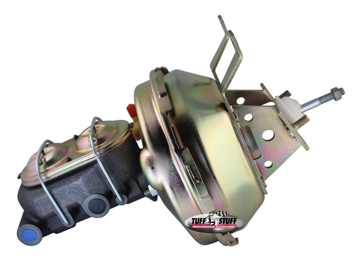 Booster/MC---327/396/427-Gold-Zinc-w/Dual-3/8in-Ports---1in-Bore-201779-Corvette-Store-Online