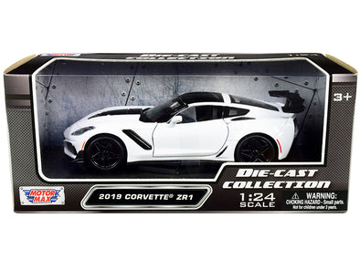 2019-chevrolet-corvette-zr1-white-with-black-accents-1-24-diecast