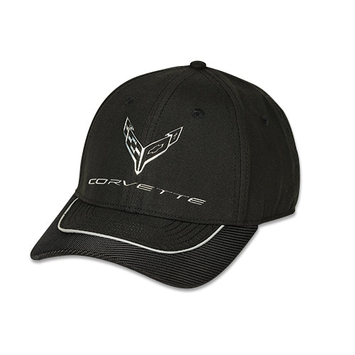 C8 Corvette Metallic Chrome Emblem Hat / Cap