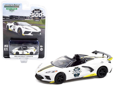 2021-chevrolet-corvette-c8-stingray-convertible-white-official-pace-car-105th-running-of-the-indianapolis-500-2021-hobby-exclusive-1-64-diecast-model-car-by-greenlight