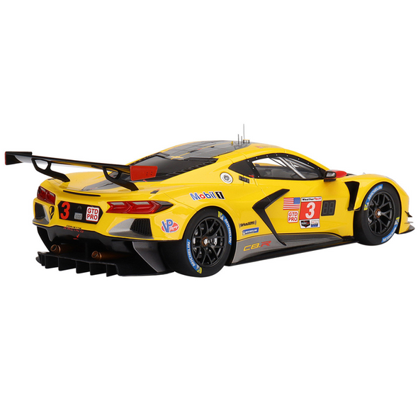 2022 Corvette C8.R #3 Corvette Racing GTD Pro Winner IMSA 12 Hours of Sebring 1/18 Model Car by Top Speed