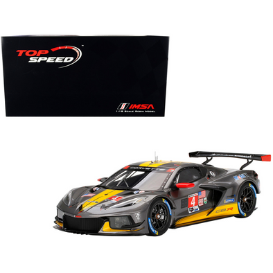 2022 Corvette C8.R #4 Corvette Racing GTD Pro IMSA 24 Hours of Daytona 1/18 Model Car by Top Speed