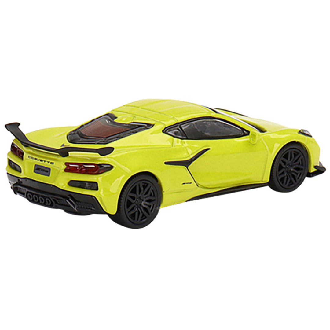 Yellow corvette toy car top