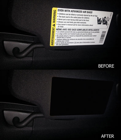 Airbag-Warning-Cover-Overlays---Pair---Matte-Carbon-Fiber-202583-Corvette-Store-Online