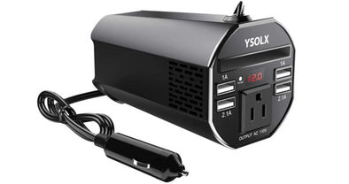 12-Volt-Cup-Holder-Power-Adapter-W/4-USB-Outlets/DC-Outlet-&-Cooling-Fan-204660-Corvette-Store-Online