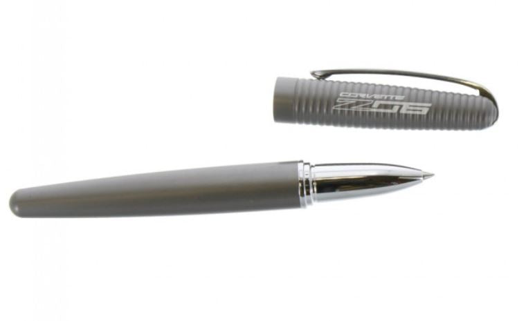 Z06-Silver-Rollerball-Pen---Black-Ink-204711-Corvette-Store-Online