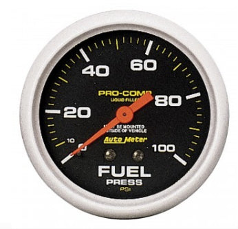 Pro-Comp-2-5/8in-Mechanical-Fuel-Pressure-Gauge/Liquid-Filled/100psi-204883-Corvette-Store-Online