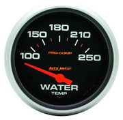 Pro-Comp-2-5/8in-Electric-Water-Temp-Gauge/Short-Sweep/100-250-deg-F-204889-Corvette-Store-Online