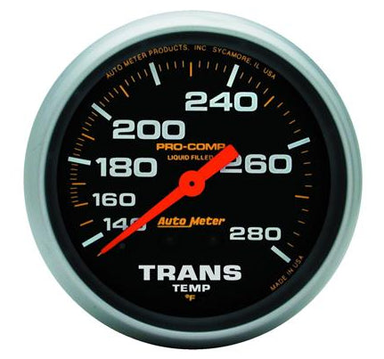 Pro-Comp-2-5/8in-Mechanical-Temp-Gauge-W/8-ft-Tubing---140-280-Deg-F-204891-Corvette-Store-Online