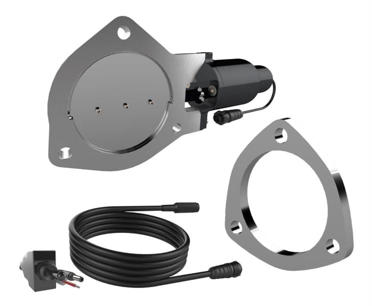 Single-4in-Bolt-On-QTP-Electric-Cutout-Valve-W/Flange-204922-Corvette-Store-Online