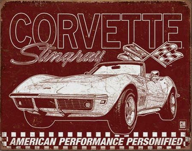 StingRay-Tin-Sign-204997-Corvette-Store-Online