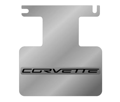 Stainless-Steel-Rear-Exhaust-Enhancer-Plate-W/Corvette-Script-205178-Corvette-Store-Online