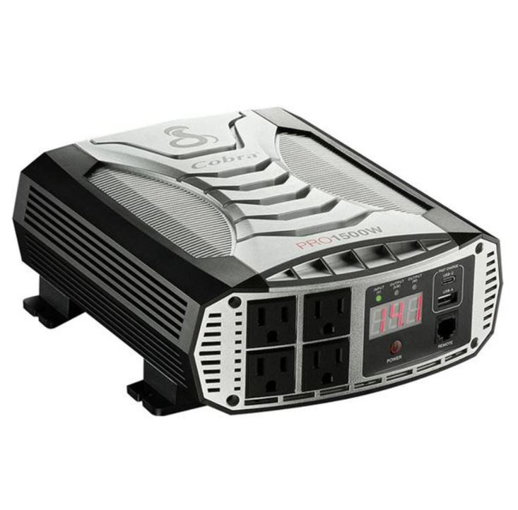 Power-Inverter-W/4-Grounded-AC-Plugs---1/500W-205203-Corvette-Store-Online