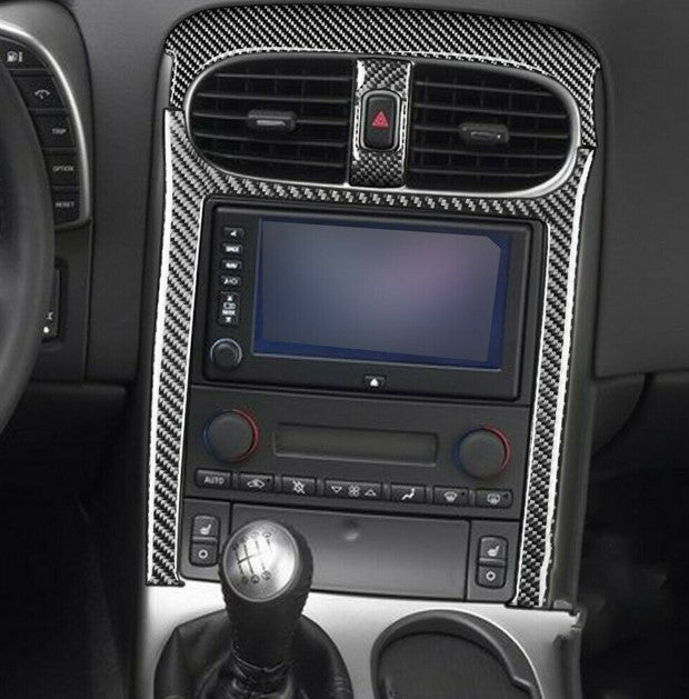 Carbon-Fiber-Center-Control-Outer-Frame-Cover-Trim---2pc-205369-Corvette-Store-Online